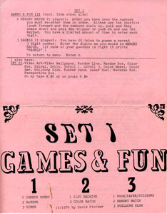 Set I - Games and Fun